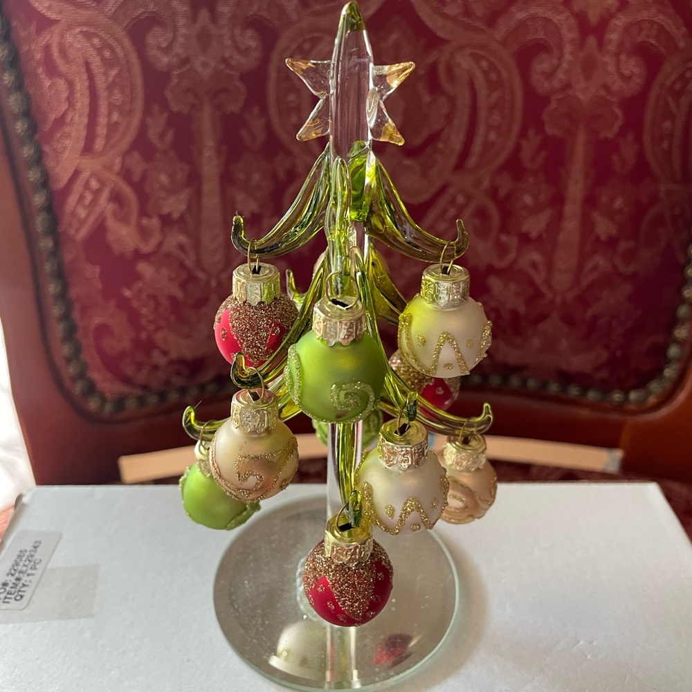 Glass Christmas Tree
